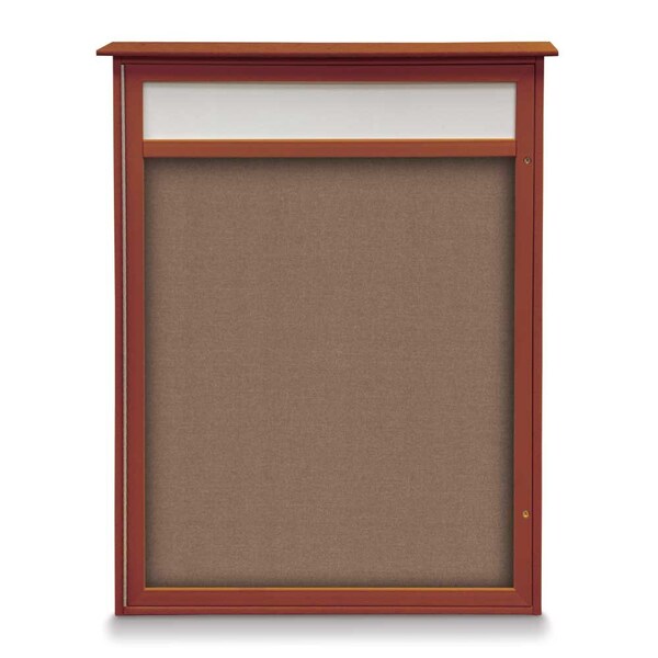 Single Door Enclosed Indoor Letterboard